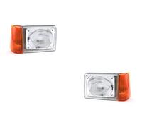 Johns, Juego de faros para Fiat Panda (141) 05/86-07/04 R2/Bilux Set izquierda y derecha