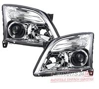 Johns, Juego de faros para Opel Vectra 2002-2005 como juego H7/H7 cristal transparente li.+re.