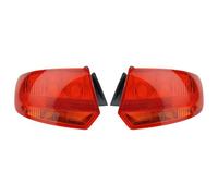 Johns Juego de faros traseros exterior izquierdo y derecho para Audi A3 8P, lado del conductor y del copiloto, sin portalámparas, Sportback, año de fabricación 09/04 - 07/08, marca E según ECE-R48