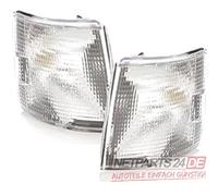 Johns, Juego de luces intermitentes aptas para VW Bus Transporter T4, color blanco, par delantero L R.