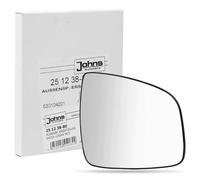 JOHNS 25 12 38-80 Cristal de espejo retrovisor exterior convexo derecha