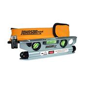 Johnson 40 - 6164 7 - 1/2-inch magnético Torpedo nivel láser con Softsided acolchada bolsa de transporte por Johnson Level & Tool