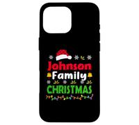 Johnson Family Christmas Matching Personalised Funny Xmas Carcasa para iPhone 16 Pro MAX