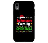 Johnson Family Christmas Matching Personalised Funny Xmas Carcasa para iPhone XR