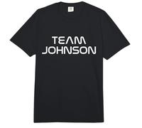 Johnson Family Name | Show Support, Be On Team Johnson Comfort Colors Adult Heavyweight T-Shirt