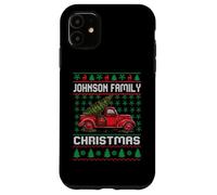 Johnson Family Ugly Christmas Sweater Red Truck Funny Xmas Carcasa para iPhone 11