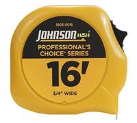 Johnson Level and Tool 1803-0016 - Cinta eléctrica profesional de 16 pies x 3/4 pulgadas