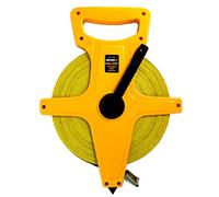 Johnson Level & Tool 1829-0200 Cinta larga de fibra de vidrio métrica/pulgada, 200 pies, amarillo, 1 cinta