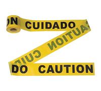 Johnson Level & Tool 3321 Standard Caution/Cuidado Tape, 3" x 300', Yellow, 1 Roll