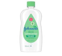 Johnson's Baby Aceite corporal hidratante con aloe vera (500 ml), aceite de bebé desarrollado para piel delicada, enriquecido con aloe vera, ayuda a calmar y aliviar la sequedad