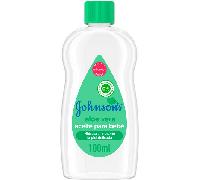 Johnson'S Baby Aloe Vera Aceite, Hidrata y Nutre Al Instante, 100 ml
