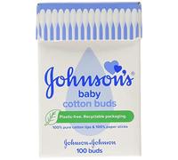 Johnson's Baby Brotes de algodón puro 100 brotes