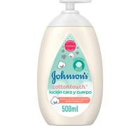 Johnson's Baby Cotton Touch Loción Cara y Cuerpo 500ml