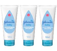Johnson's Baby Crema Protectora para Pañal 3x100 ml