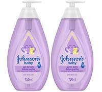 JOHNSON'S Baby Gel de baño para bebé Dulces Sueños (1x750 ml), gel de ducha con esencias relajantes NaturalCalm, ideal para bebés recién nacidos, fórmula No Llores Más (Paquete de 2)