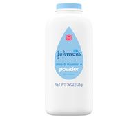 Johnson's Pasta de maíz pura en polvo para bebés con aloe y vitamina E 425 ml