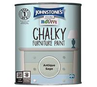 Johnstone 's 386497 Revive Chalky muebles pintura 750 ml, color verde