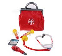 JohnToy 27576 - Maletín de médico con Accesorios, 6 Piezas, Multicolor