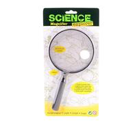 JohnToy 29580 Science Explorer Double Lens Magnifier, black