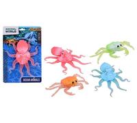 Johntoy Animales marinos juguete animal mundo elástico multicolor