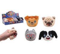 Johntoy felpa pellizco perro lento aumento juguete multi colores