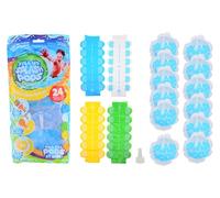 Johntoy globos de agua autoblocante 24 piezas juguetes coloridos