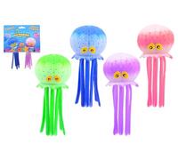 JohnToy Juego de 2 juguetes de baño con diseño de pulpo, multicolor