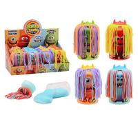 Johntoy juguete de masilla monstruo - Cabello loco en pantalla, 4 surtido