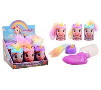 Johntoy juguete de masilla unicornio - pelo esponjoso loco en pantalla