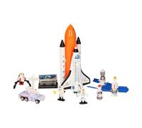 JohnToy- Space Shuttle - Juego de Mesa Grande con luz y Sonido, Multicolor (2605
