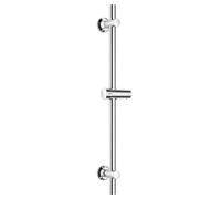 JOHO Barra de Ducha de Acero Inoxidable, Columna Ducha Sin Grifo con Soporte de Alcachofa y Soportes de pared Ajustable Adaptarse a los orificios existentes, 70 cm Cromo