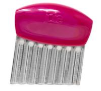 Joie Crinkle Cutter - Cuchillo de cocina para verduras, hoja de acero inoxidable, colores variados, 1 unidad