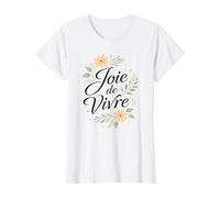 Joie de Vivre Francia Francia Floral Summer Vibes Camiseta