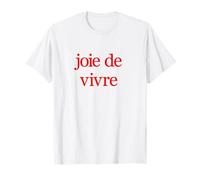 Joie de Vivre Regalo francés Viaje francés a París Francés Camiseta