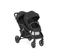 Joie Evalite™ Duo - Cochecito doble ligero - Asiento trasero reclinable plano - Compatible con asientos de coche y capazos - Suspensión de 4 ruedas - Arnés de 5 puntos SoftTouch - desde el nacimiento
