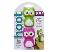 Joie Kitchen Gadgets 10117 Joie Hoot-Juego de 2 Bolsas de búho, Bag Clips, Owl