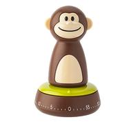 Joie Monkey Minutero Cocina, Plástico, Marrón, 6 x 6 x 10 cm