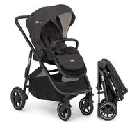 Joie Versatrax - Cochecito deportivo de hasta 22 kg, con deslizador telescópico, unidad de asiento convertible y función reclinable, con resorte, incluye adaptador, protector de lluvia y paquete de