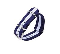 Joielavie Correa de nailon impermeable para reloj, correa de tela tejida para reloj militar, banda Universal de 18-22 mm, cinturón militar, Color 42, 18 mm