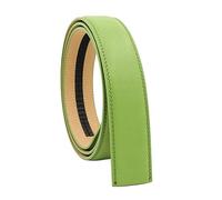 Joielavie Hombres 3.5 cm Cuero Verde Cinturón Casual Universal Cinturón, Verde, 110 cm