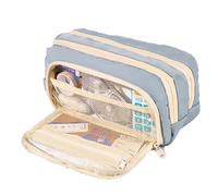 JOIMAR Estuche Bolsa de Lápiz Estuches Lapices Gran Capacidad Portable para Hombre Mujer Estudiante en Escuela Oficina Lienzo Bolsa con Cremallera Multifuncional Caja de Almacenamiento