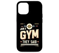 Join A Gym They Said Fitness Exercise Workout |---- Carcasa para iPhone 12/12 Pro