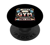 Join A Gym They Said Fitness Exercise Workout |--- PopSockets PopGrip Adhesivo