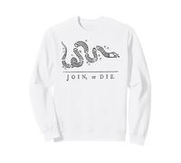 Join OR Die Snake Franklin Independence Gadsden 1776 Bandera Sudadera