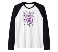 Join The Pride Halloween Kids Patrón de tatuaje tribal a juego Camiseta Manga Raglan
