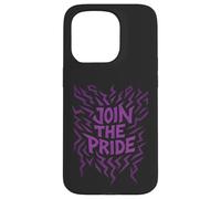 Join The Pride Halloween Kids Patrón de tatuaje tribal a juego Carcasa para iPhone 15 Pro