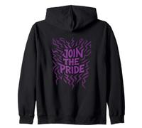 Join The Pride Halloween Kids Patrón de tatuaje tribal a juego Sudadera con Capucha