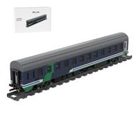 JoinBlox Bloques de construcción de tren de pasajeros retro, 1163 + Locomotora Set de construcción de ferrocarril, juguete de construcción de tren, regalo creativo para coleccionistas