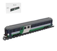 JoinBlox Juego de bloques de sujeción para tren de tren, 1157 piezas, modelo de locomotora, juguete de construcción, técnica de coche de pasajeros, tren de juegos para adultos (UIC-X)