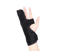 joingood Ferula dedo meñique, Férula de dedo metacarpiano, Férula de dedo para dedo roto, dedo en gatillo, artritis, tendinitis, férula de mano ajustable, adecuada para mano izquierda o derecha